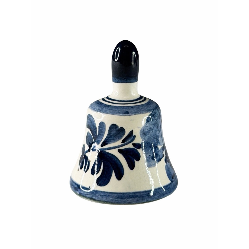 Delft Holland Blue White Ceramic Souvenir Bell Hand Painted Windmill Pottery EUC - Picture 4 of 7